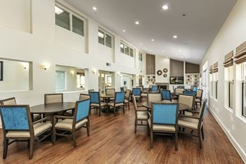 Clubhouse  large screen tv and kitchen